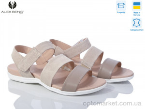 Босоніжки жіночі 350 капучино Alex Bens бежевий  оптом от Optomarket