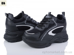 Кросівки жіночі 3565-565-1 BIG чорний  оптом от Optomarket