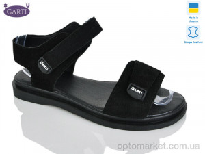 Босоніжки жіночі 36 чорний замш Garti чорний оптом от Optomarket