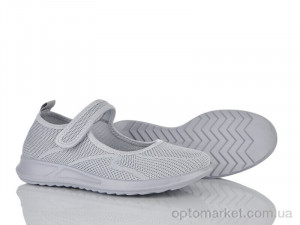 Балетки жіночі 369-670 Бабочка-Mengfuna-AESD сірий  оптом от Optomarket