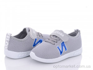 Кросівки дитячі 3735-4 Blue Rama сірий  оптом от Optomarket