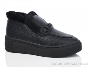 Черевики жіночі 3777-1 Purlina чорний  оптом от Optomarket