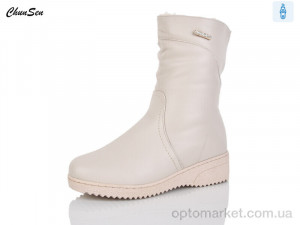 Черевики жіночі 37887X-7 Chunsen бежевий  оптом от Optomarket