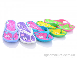 Шльопанці дитячі 379-18G mix Sydney мікс  оптом от Optomarket