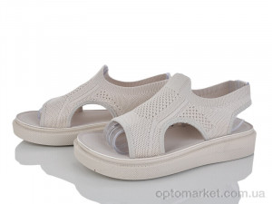 Босоніжки жіночі 381-393 Бабочка-Mengfuna-AESD бежевий  оптом от Optomarket