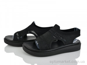 Босоніжки жіночі 381-403 Бабочка-Mengfuna-AESD чорний  оптом от Optomarket