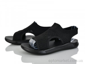 Босоніжки жіночі 382-419 Бабочка-Mengfuna-AESD чорний оптом от Optomarket