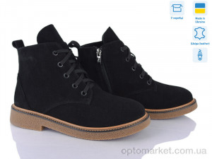 Черевики жіночі 3891-1D Ailinda чорний оптом от Optomarket