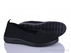 Балетки жіночі 394-613 Бабочка-Mengfuna-AESD чорний оптом от Optomarket