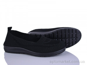 Балетки жіночі 394-625 Бабочка-Mengfuna-AESD чорний  оптом от Optomarket