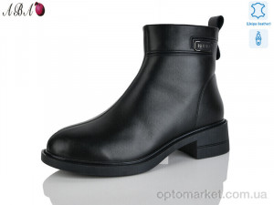 Черевики жіночі 3ABA101-1 Yimeili чорний оптом от Optomarket