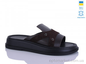 Шльопанці жіночі 4 корич.к. Sali коричневий  оптом от Optomarket