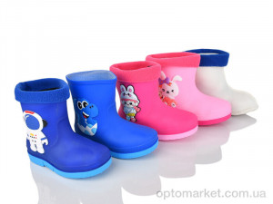 Гумове взуття дитячі 4001 mix M&L  Alex13 мікс  оптом от Optomarket