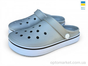 Крокси жіночі 4001 сірий Verta сірий  оптом от Optomarket