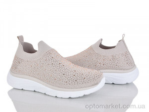 Кросівки жіночі 401-729 Ok Shoes бежевий  оптом от Optomarket