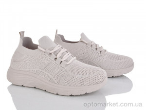 Кросівки жіночі 401-744 Бабочка-Mengfuna-AESD бежевий  оптом от Optomarket