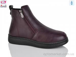 Черевики жіночі 4045-9 Gukkcr бордовий оптом от Optomarket
