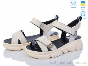 Босоніжки жіночі 4075-06 беж.ш. IT Style бежевий  оптом от Optomarket