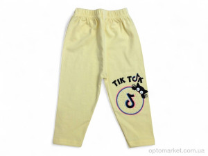 Капрі дитячі 4076-2 жовтий Basak Kids жовтий  оптом от Optomarket