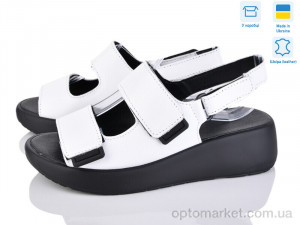 Босоніжки жіночі 4077-25 A.N.I.One білий оптом от Optomarket