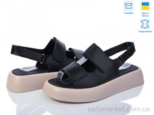 Босоніжки жіночі 4077-59К чорний ш. A.N.I.One чорний  оптом от Optomarket