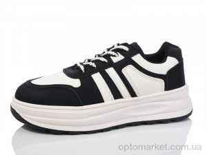 Кросівки жіночі 408-1 Ouqidageni чорний  оптом от Optomarket