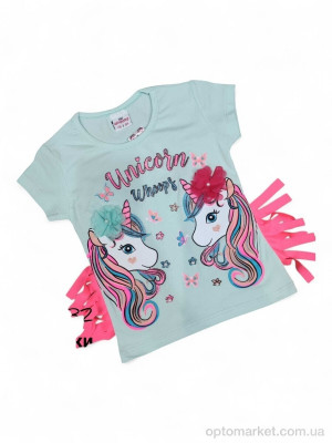 Футболка дитячі 4082 м'ятний Whoops Kids зелений  оптом от Optomarket