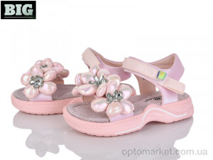 Босоніжки дитячі 4094-8613-5H Башили рожевий  оптом от Optomarket