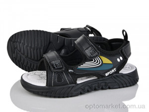 Сандалі дитячі 4096-50039-6-10 Y.Top чорний  оптом от Optomarket