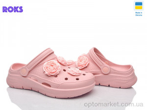 Крокси жіночі 411 пудра Dago рожевий оптом от Optomarket