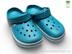 Крокси жіночі 418 аква Dago зелений  оптом от Optomarket