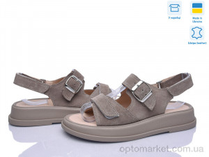 Босоніжки жіночі 419-27 Ailinda коричневий оптом от Optomarket