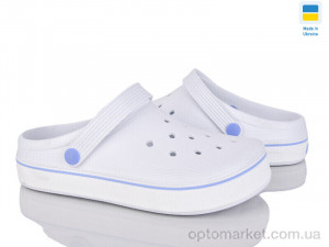 Крокси жіночі 419 білий Dago білий  оптом от Optomarket