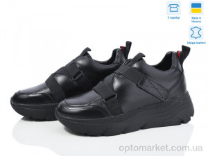 Кросівки жіночі 420-12 Tamei чорний  оптом от Optomarket