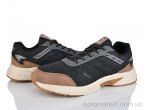 Кросівки чоловічі 4214-A375-8 Sayota чорний  оптом от Optomarket