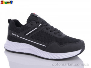 Кросівки чоловічі 4216-5 Wanderfull чорний  оптом от Optomarket