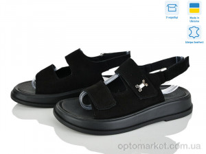 Босоніжки жіночі 422-1 Ailinda чорний  оптом от Optomarket