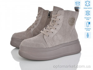 Черевики жіночі 4256-AG185-C ITTS сірий  оптом от Optomarket