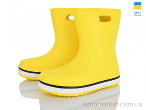 Чоботи з піни дитячі 4258-5021-8 Cross жовтий  оптом от Optomarket