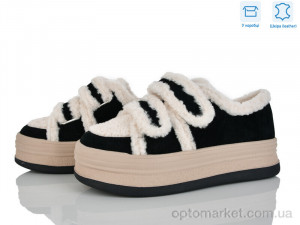 Сліпони жіночі 4289-E33-23 Hoseily чорний оптом от Optomarket