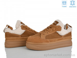 Кросівки жіночі 4289-E33-5 Hoseily коричневий оптом от Optomarket