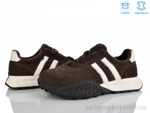 Кросівки жіночі 4289-E76-2 Hoseily коричневий оптом от Optomarket