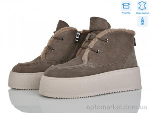 Черевики жіночі 4290-B7788-4 Hoseily хакі оптом от Optomarket