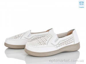 Туфлі жіночі 4321-973-2 Jiao Li Mei білий  оптом от Optomarket