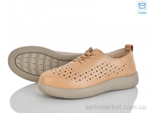 Туфлі жіночі 4321-981-3 Jiao Li Mei коричневий  оптом от Optomarket