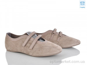 Балетки жіночі 4330-W5231-15 Mei De Li коричневий  оптом от Optomarket