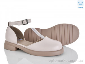 Туфлі жіночі 4332-W75-10 Mei De Li бежевий оптом от Optomarket