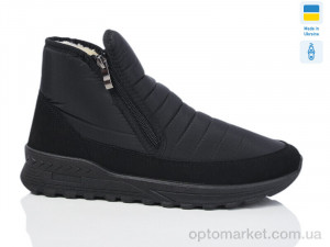 Дутики чоловічі 4336 Progress чорний  оптом от Optomarket