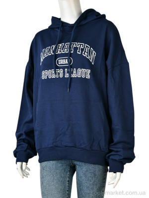 Батник жіночі 4340-4 navy Magenta синій  оптом от Optomarket