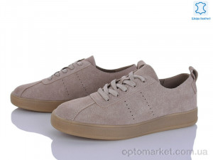 Кросівки жіночі 4373-800-2 Vika бежевий  оптом от Optomarket